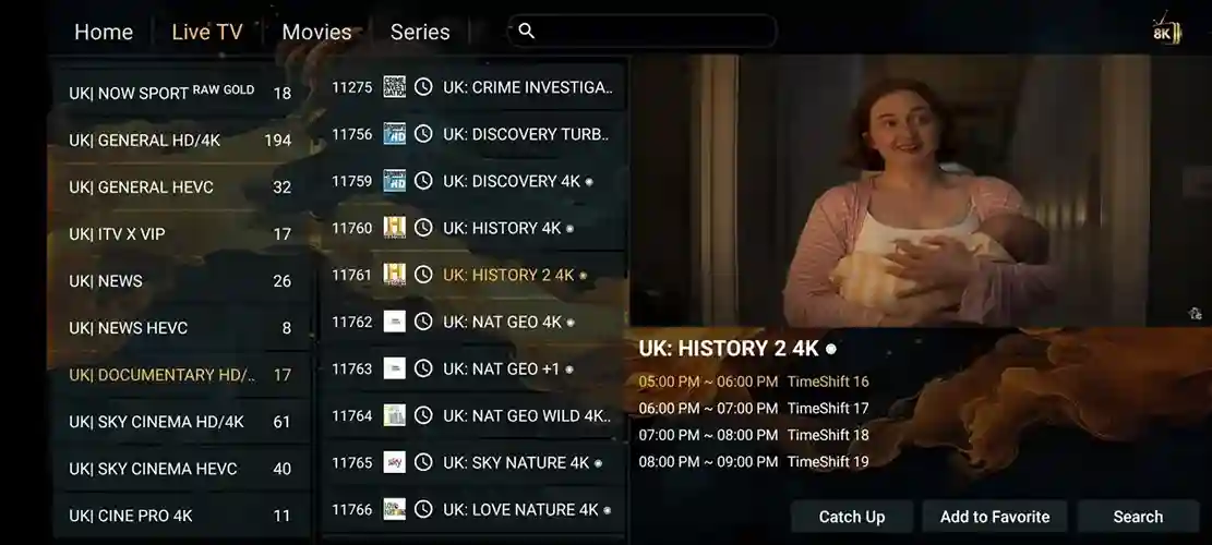 Preview 6 - Nartiel 8K IPTV Premium IPTV Subscription